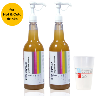 Slo Syrup liquid thickener drinks for dysphagia drink thickener thicken drinks